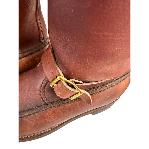 Gokey USA Vintage 'Botte Sauvage' Snake Proof 17" Boots Men Size 8.5 B-Excellent - Picture 5 of 16